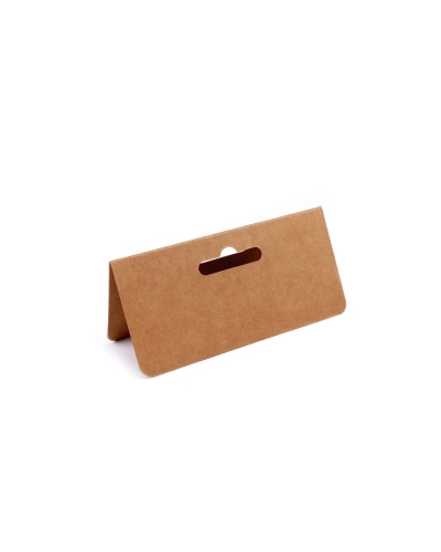 Papierová karta natural / záves 10x10 cm - 100 ks | Mimib
