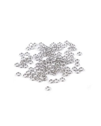 Spojovací krúžok dvojitý Ø4 mm - 20 g | Mimib