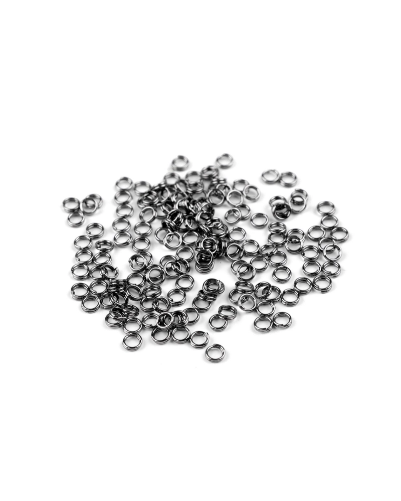Spojovací krúžok dvojitý Ø4 mm - 20 g | Mimib
