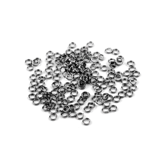 Spojovací krúžok dvojitý Ø4 mm - 20 g | Mimib