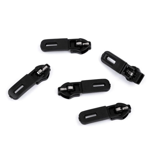 Jazdec na zips špirálový vodeodolný No 5 semi-autolock - 5 ks | Mimib