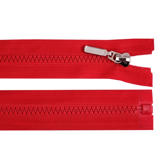 Kostený zips No 5 dĺžka 50 cm s ozdobným jazdcom - 1 ks | Mimib