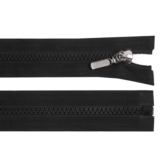 Kostený zips No 5 dĺžka 60 cm s ozdobným jazdcom - 1 ks | Mimib