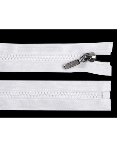 Kostený zips No 5 dĺžka 80 cm s ozdobným jazdcom - 1 ks | Mimib