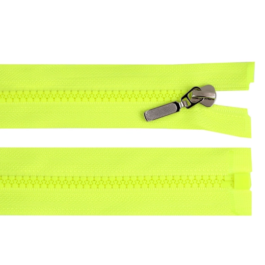 Kostený zips No 5 dĺžka 90 cm s ozdobným jazdcom - 1 ks | Mimib