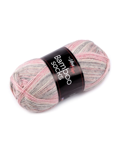 Pletacia priadza Bamboo Socks / ponožkovka 100 g - 1 ks | Mimib