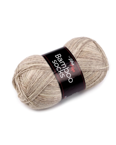 Pletacia priadza Bamboo Socks / ponožkovka 100 g - 1 ks | Mimib