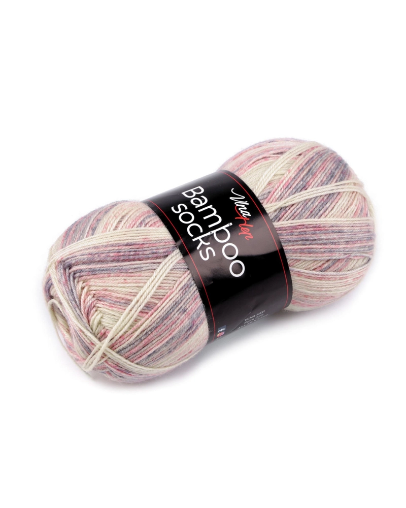 Pletacia priadza Bamboo Socks / ponožkovka 100 g - 1 ks | Mimib