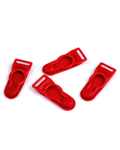 Velvety kovové - podväzkové zapínanie šírka 10 mm - 4 ks | Mimib
