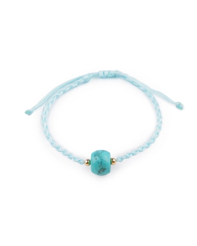 Náramok shamballa s imitáciou minerálu - 1 ks | Mimib