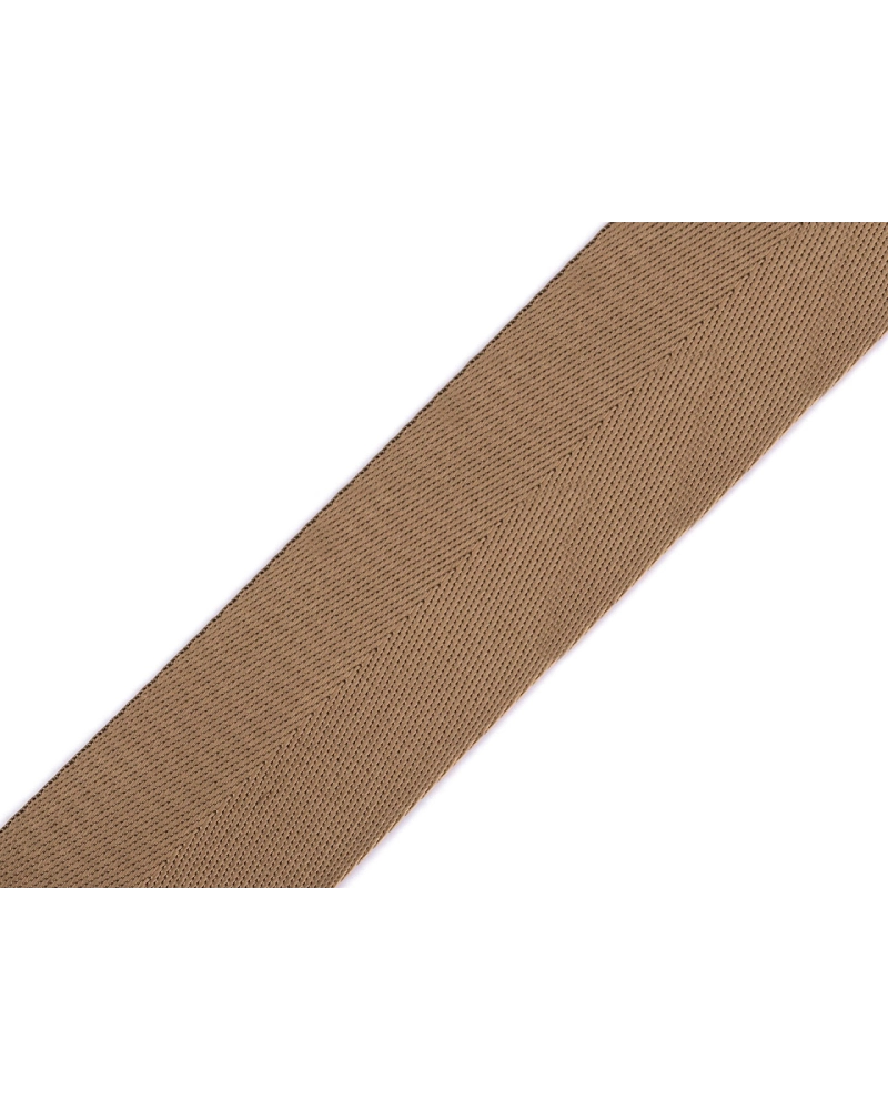 Hladký obojstranný popruh s leskom šírka 50 mm - 1 m | Mimib