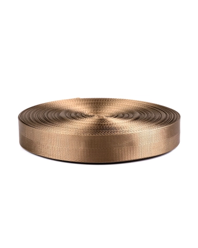 Hladký obojstranný popruh s leskom šírka 38 mm - 1 m | Mimib
