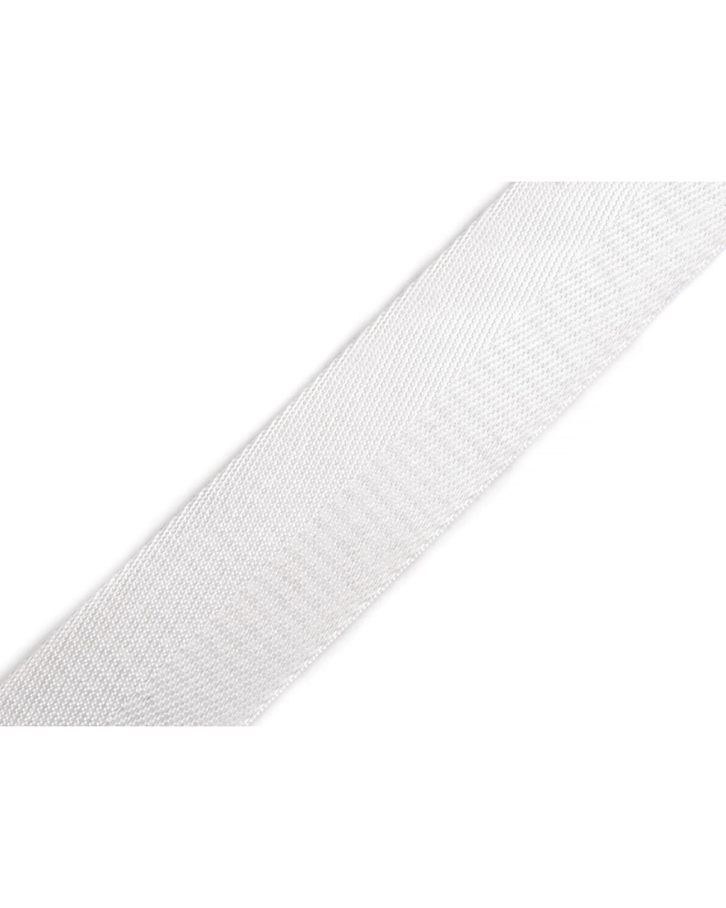 Hladký obojstranný popruh s leskom šírka 38 mm - 1 m | Mimib