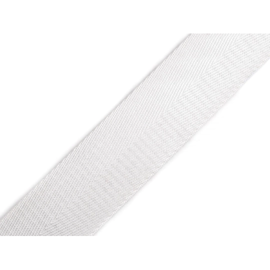 Hladký obojstranný popruh s leskom šírka 38 mm - 1 m | Mimib