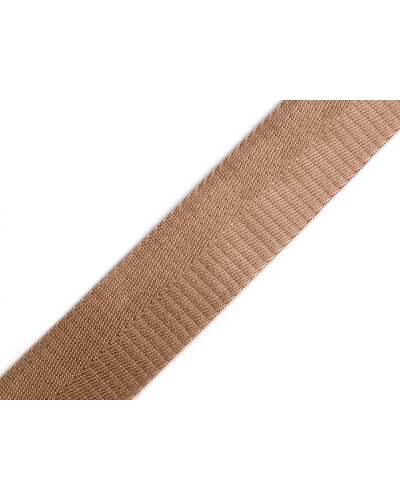 Hladký obojstranný popruh s leskom šírka 38 mm - 1 m | Mimib