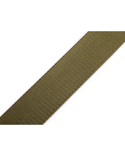 Hladký obojstranný popruh s leskom šírka 38 mm - 1 m | Mimib