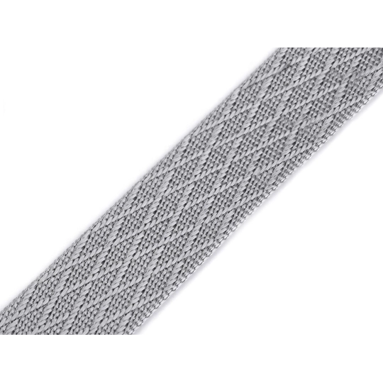 Obojstranný popruh lesklý šírka 38 mm - 1 m | Mimib