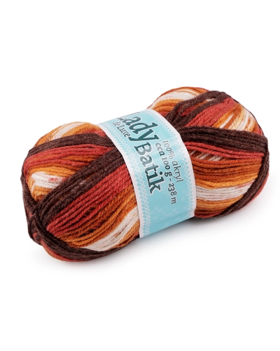 Pletacia priadza Lady Batik de Luxe 100 g - 1 ks | Mimib