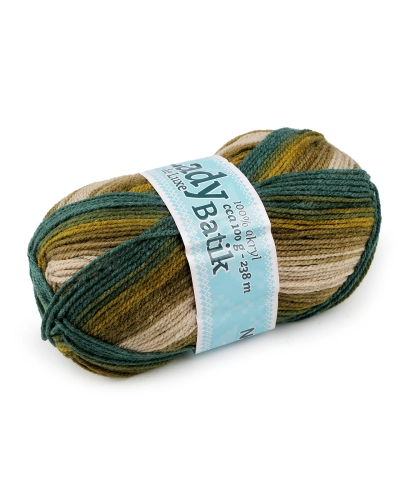 Pletacia priadza Lady Batik de Luxe 100 g - 1 ks | Mimib