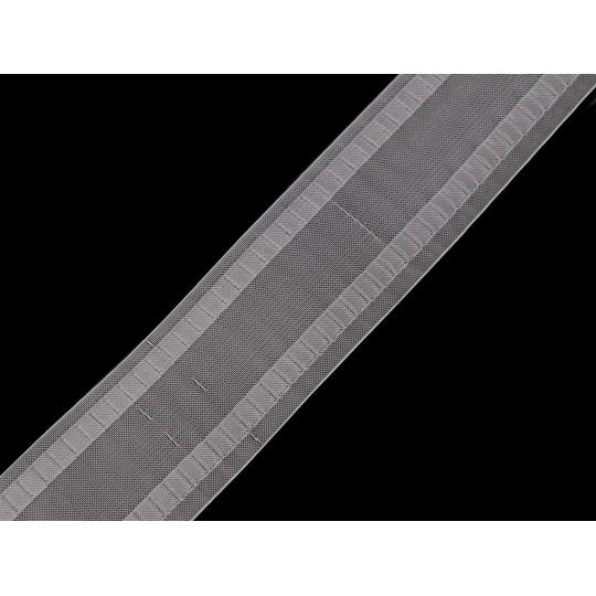 Záclonovka šírka 80 mm univerzálne riasenie - 1 m | Mimib