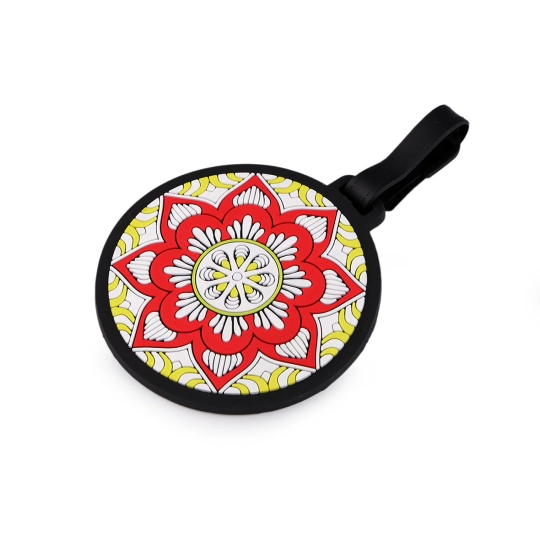 Menovka / visačka na kufor mandala - 1 ks | Mimib