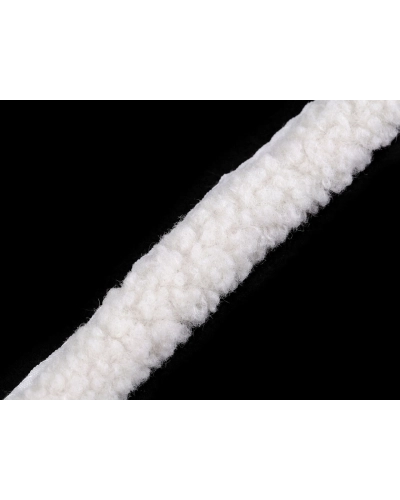 Všívacia lemovka / lampas imitácia baránka okrúhla šírka 3,5 cm - 1 m | Mimib
