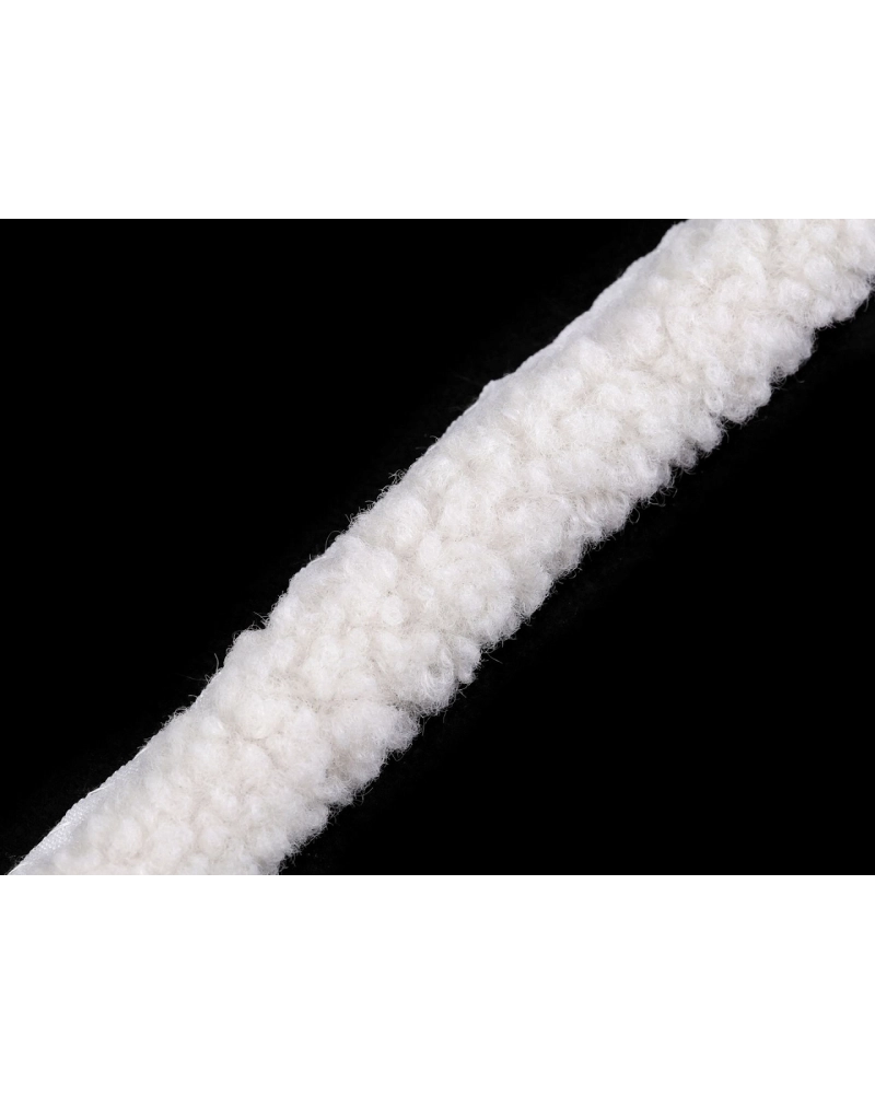 Všívacia lemovka / lampas imitácia baránka okrúhla šírka 3,5 cm - 1 m | Mimib