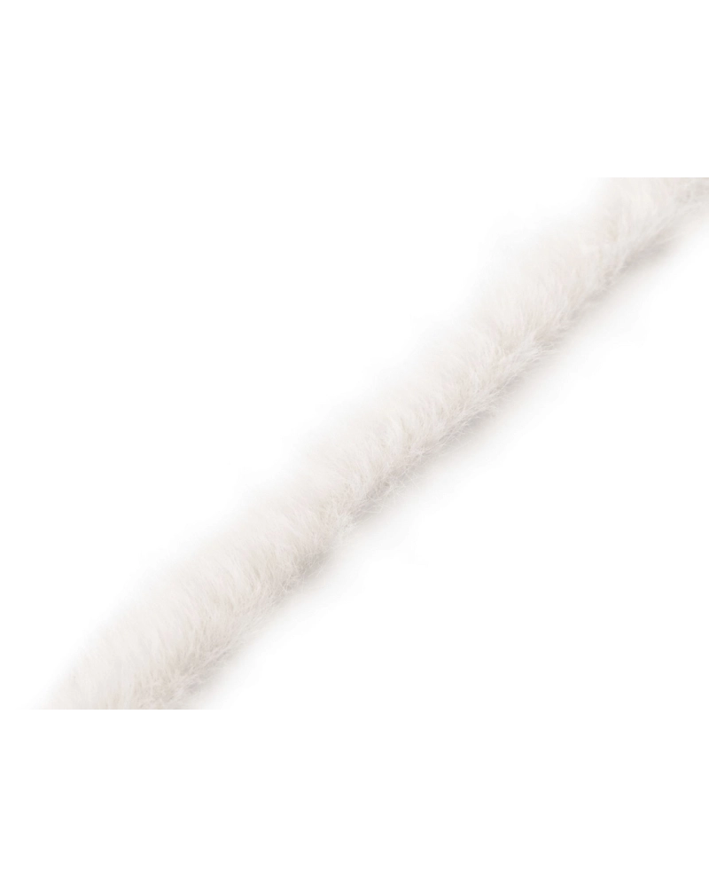 Odevný / dekoračný kožušinový prúžok plochý, rezaný šírka 1,5 cm - 1 m | Mimib