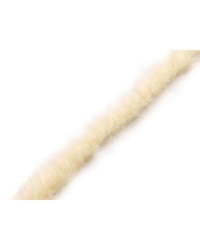 Odevný / dekoračný kožušinový prúžok plochý, rezaný šírka 1,5 cm - 1 m | Mimib