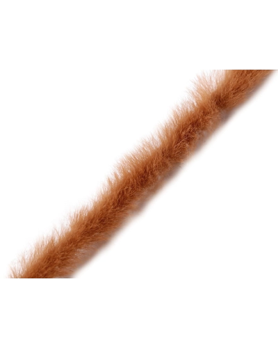 Odevný / dekoračný kožušinový prúžok plochý, rezaný šírka 1,5 cm - 1 m | Mimib