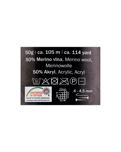 Pletacia priadza Classic Merino 50 g - 1 ks | Mimib