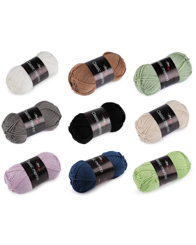 Pletacia priadza Classic Merino 50 g - 1 ks | Mimib