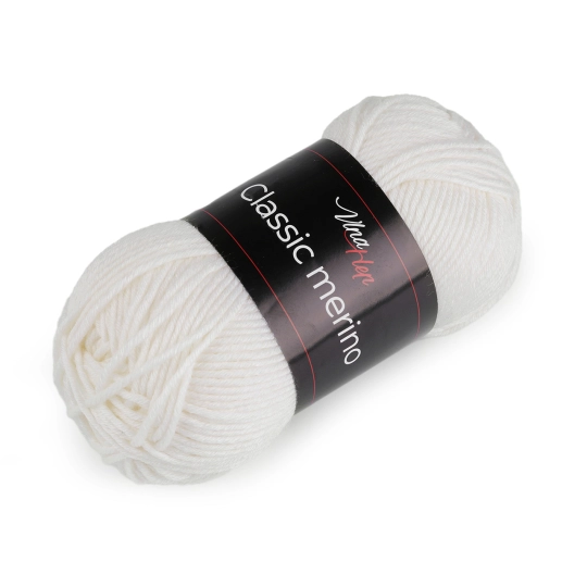 Pletacia priadza Classic Merino 50 g - 1 ks | Mimib