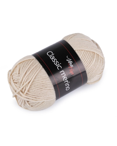 Pletacia priadza Classic Merino 50 g - 1 ks | Mimib