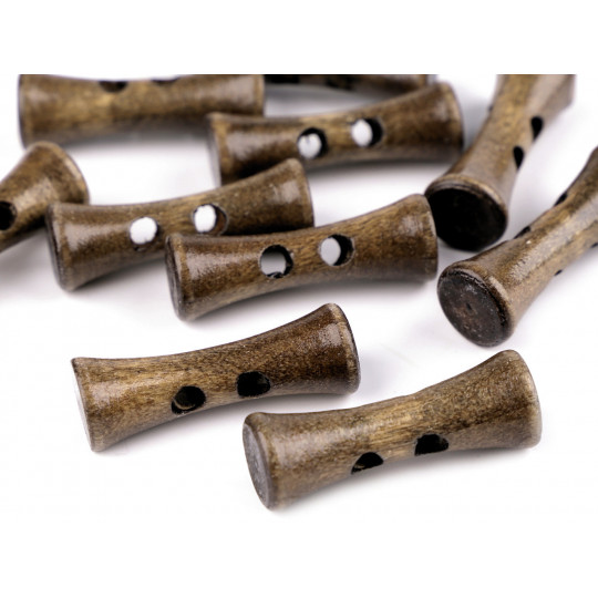 Drevený gombík podlhovastý 35 mm | Mimib