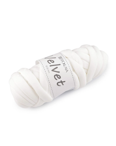Priadza Marshmallow hrubá Velvet Ø20 mm 500 g - 1 ks | Mimib