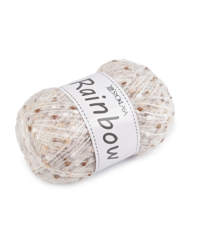 Pletacia priadza mohérová Rainbow 100 g - 1 ks | Mimib