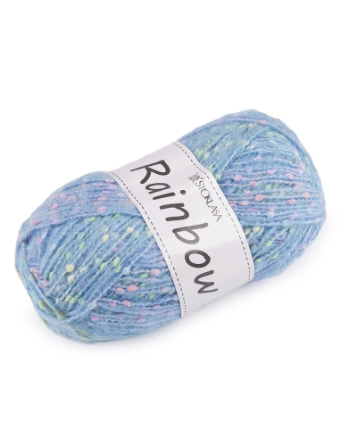 Pletacia priadza mohérová Rainbow 100 g - 1 ks | Mimib