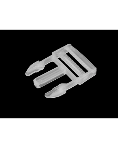 Spona trojzubec transparent šírka 25 mm, 32 mm - 5 pár | Mimib