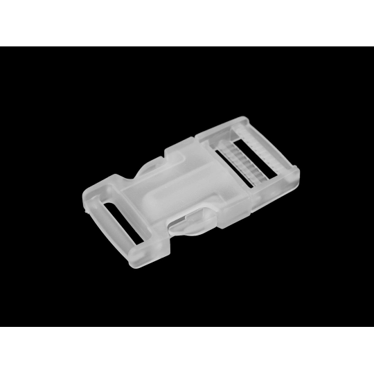 Spona trojzubec transparent šírka 25 mm, 32 mm - 5 pár | Mimib