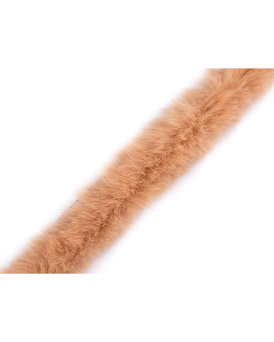 Všívacia odevná / dekoračná kožušina okrúhla šírka 1,5 cm - 1 m | Mimib