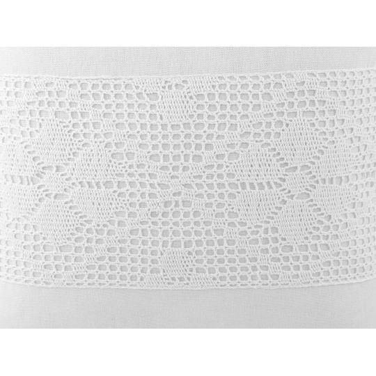 Obliečka na vankúš s paličkovanou čipkou 45x45 cm - 2 ks | Mimib