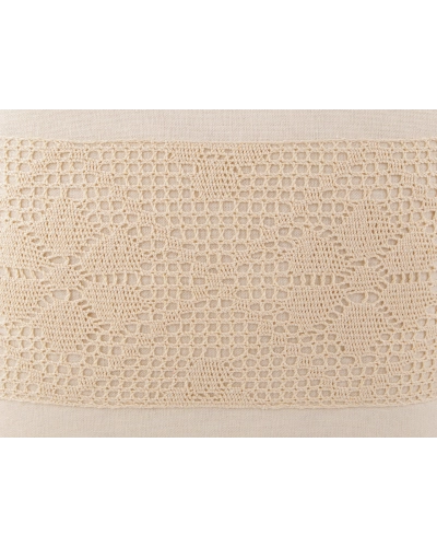 Obliečka na vankúš s paličkovanou čipkou 45x45 cm - 2 ks | Mimib