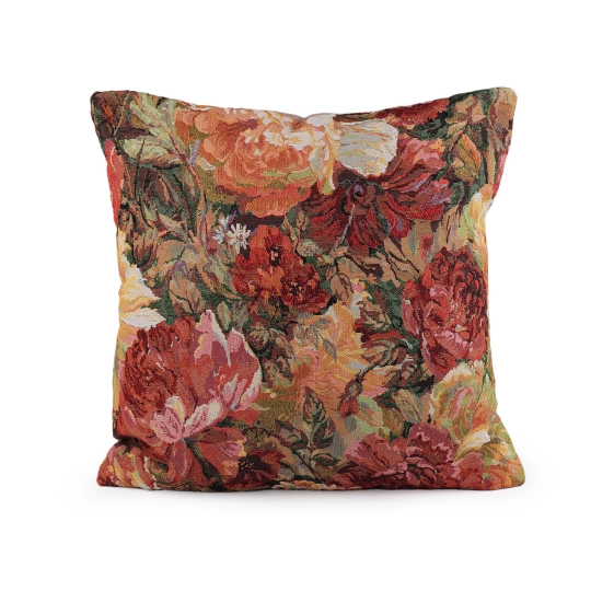 Gobelínová obliečka na vankúš kvety 45x45 cm - 1 ks | Mimib
