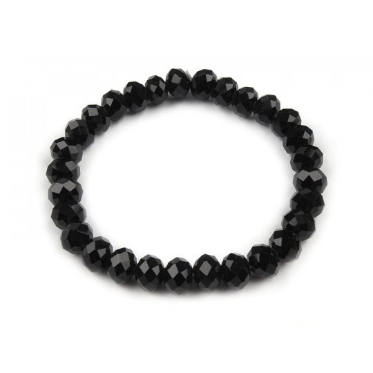 Náramok pružný z brúsených korálikov | Mimib