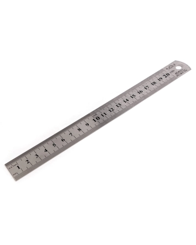 Kovové pravítko dĺžka 20 cm - 1 ks | Mimib
