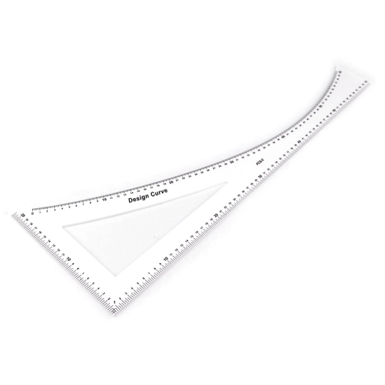Krajčírsky príložník / pravítko dĺžka 60 cm - 1 ks | Mimib