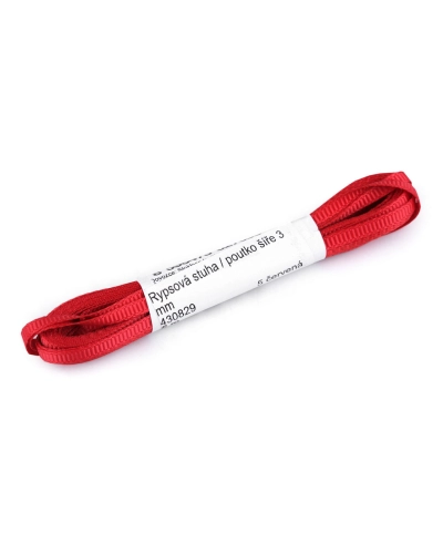 Rypsová stuha / pútko šírka 3 mm - 5 m | Mimib