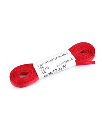Rypsová stuha / pútko šírka 5 mm - 5 m | Mimib