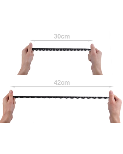 Elastická čipka šírka 15 mm - 1 m | Mimib